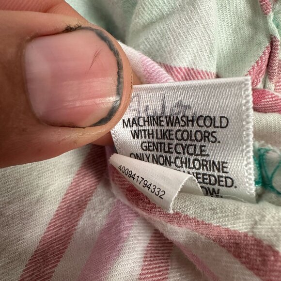 Croft & Barrow Women's XL Plaid Button-Down Shirt 100% Cotton - Picture 5 of 5